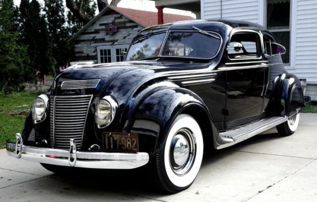 One of 230 Final-Year Coupes: 1937 Chrysler C-17 Airflow