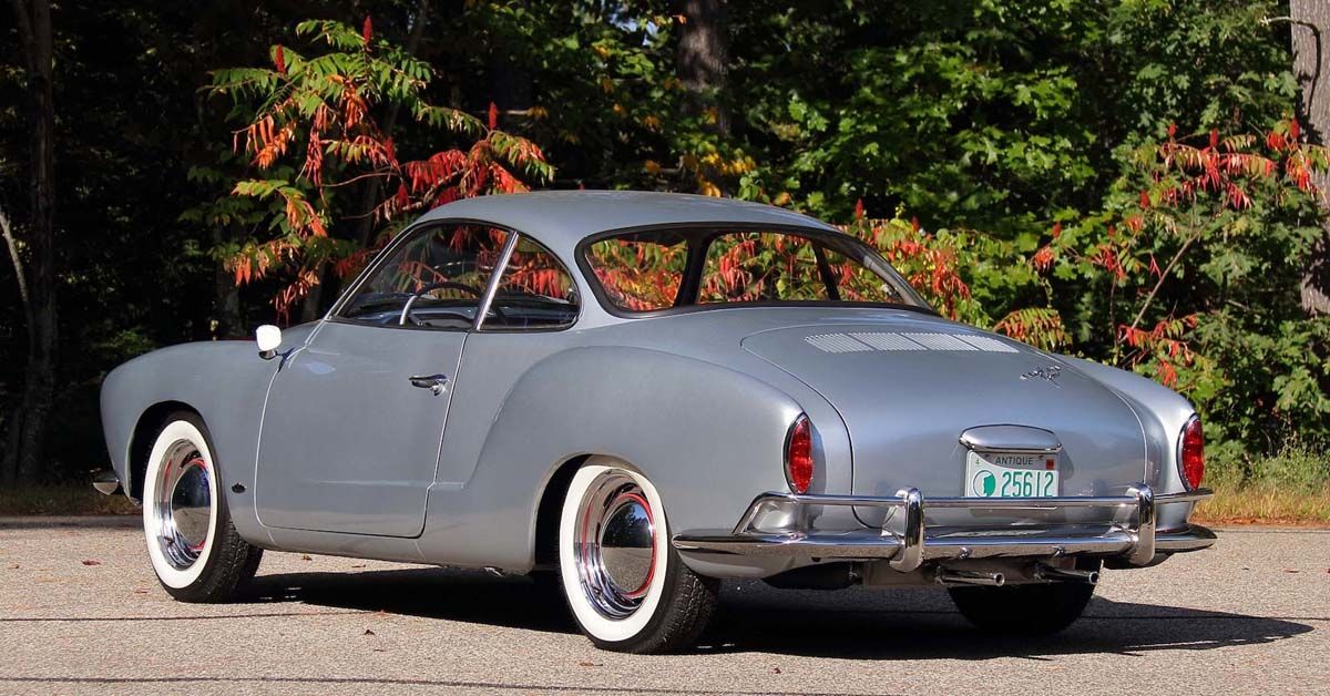 1965 Volkswagen Karmann Ghia Classic Sports Car In Silver 