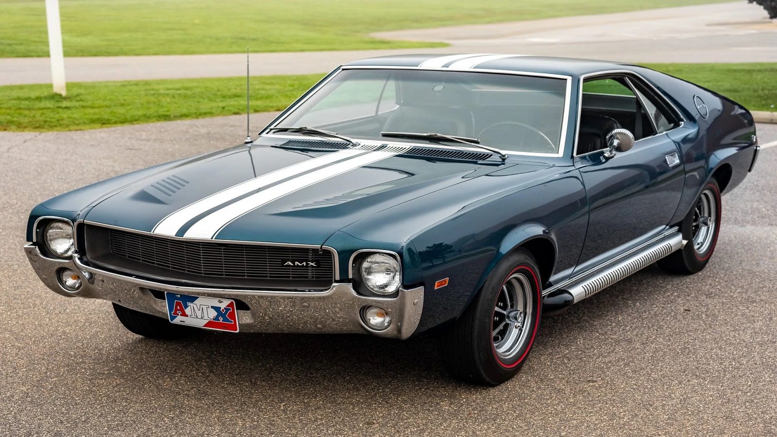 A parked 1968 AMC AMX