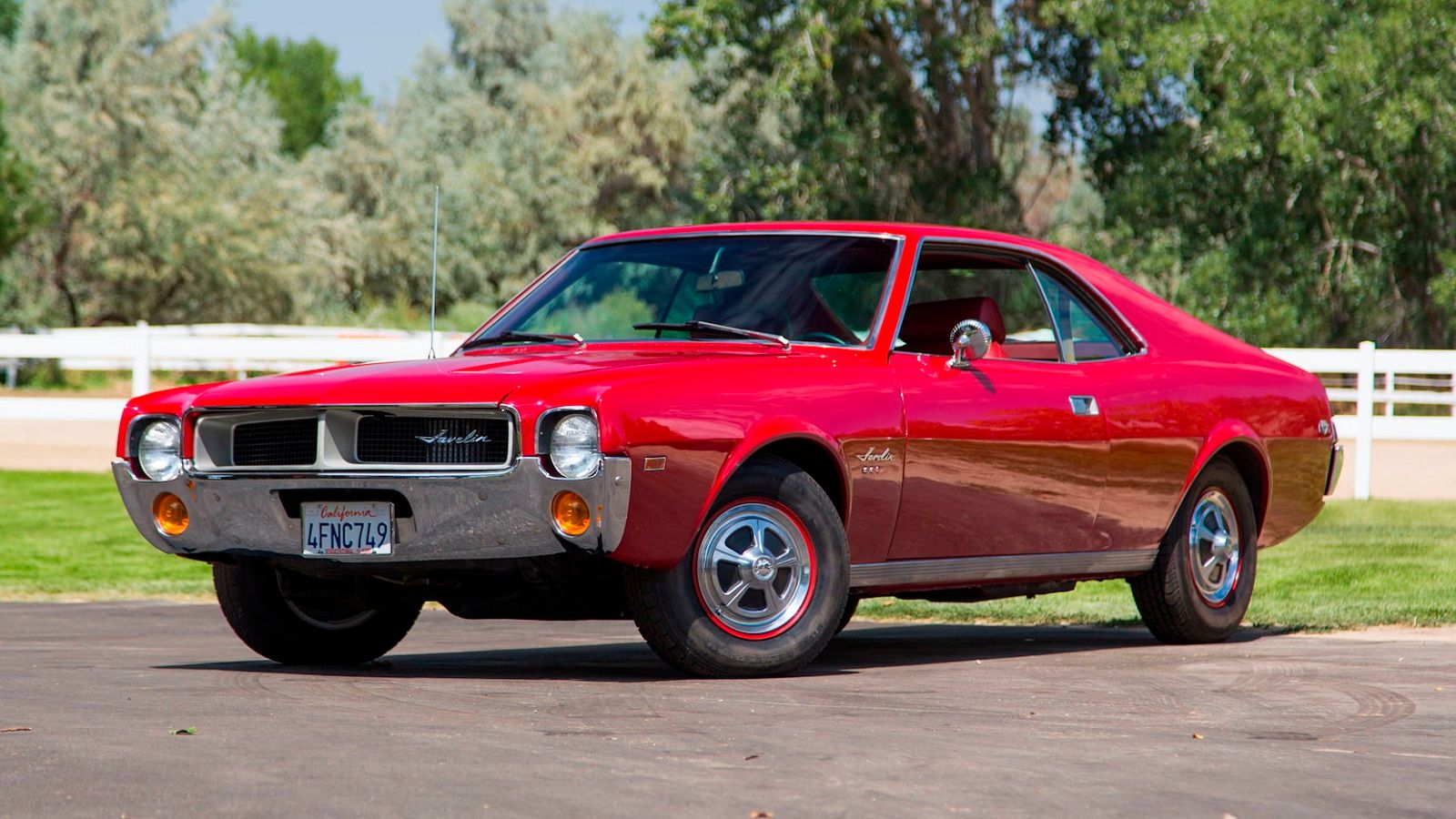 A parked 1968 AMC Javelin SST