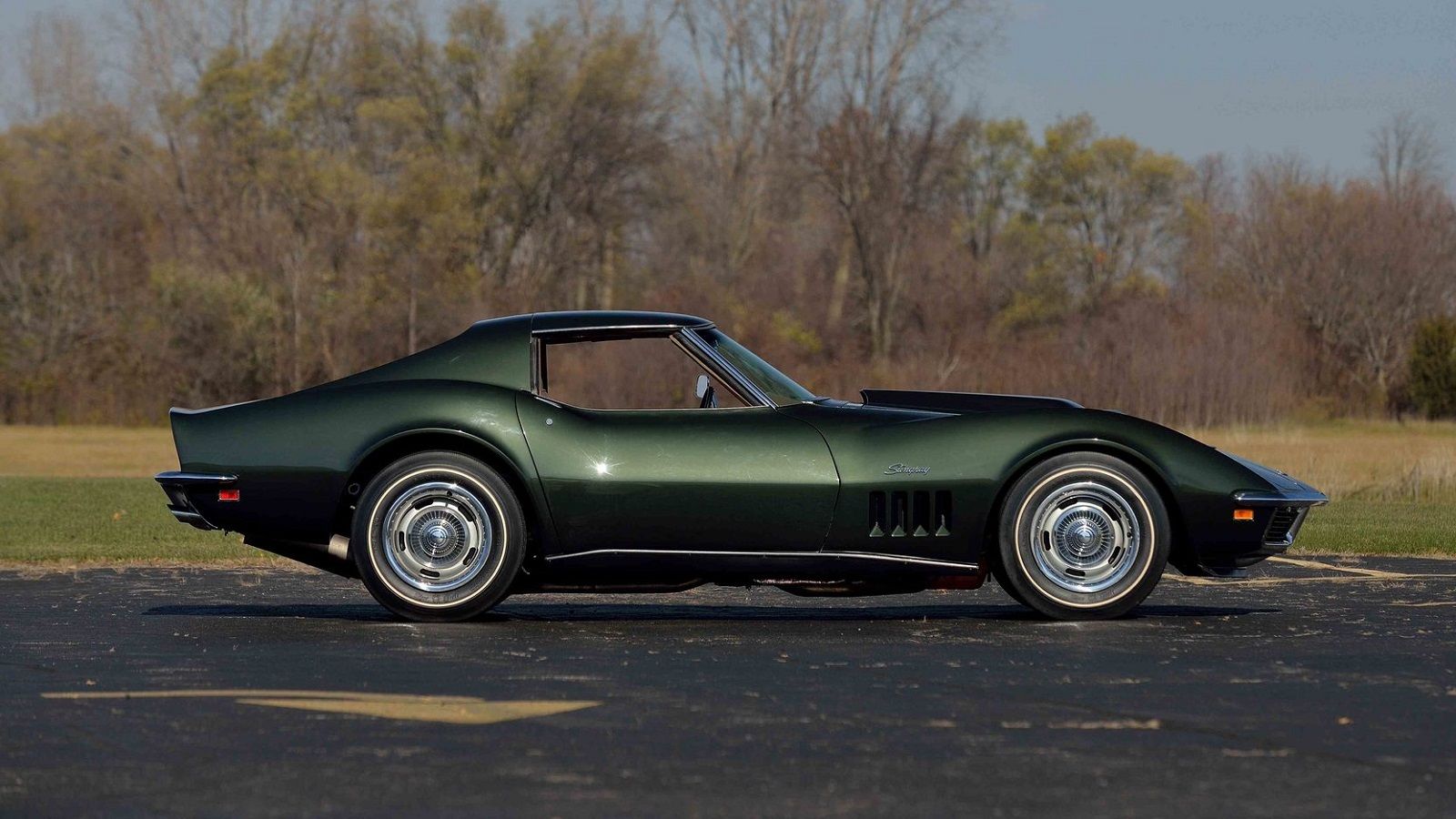 A parked 1969 Chevrolet L88 Corvette 