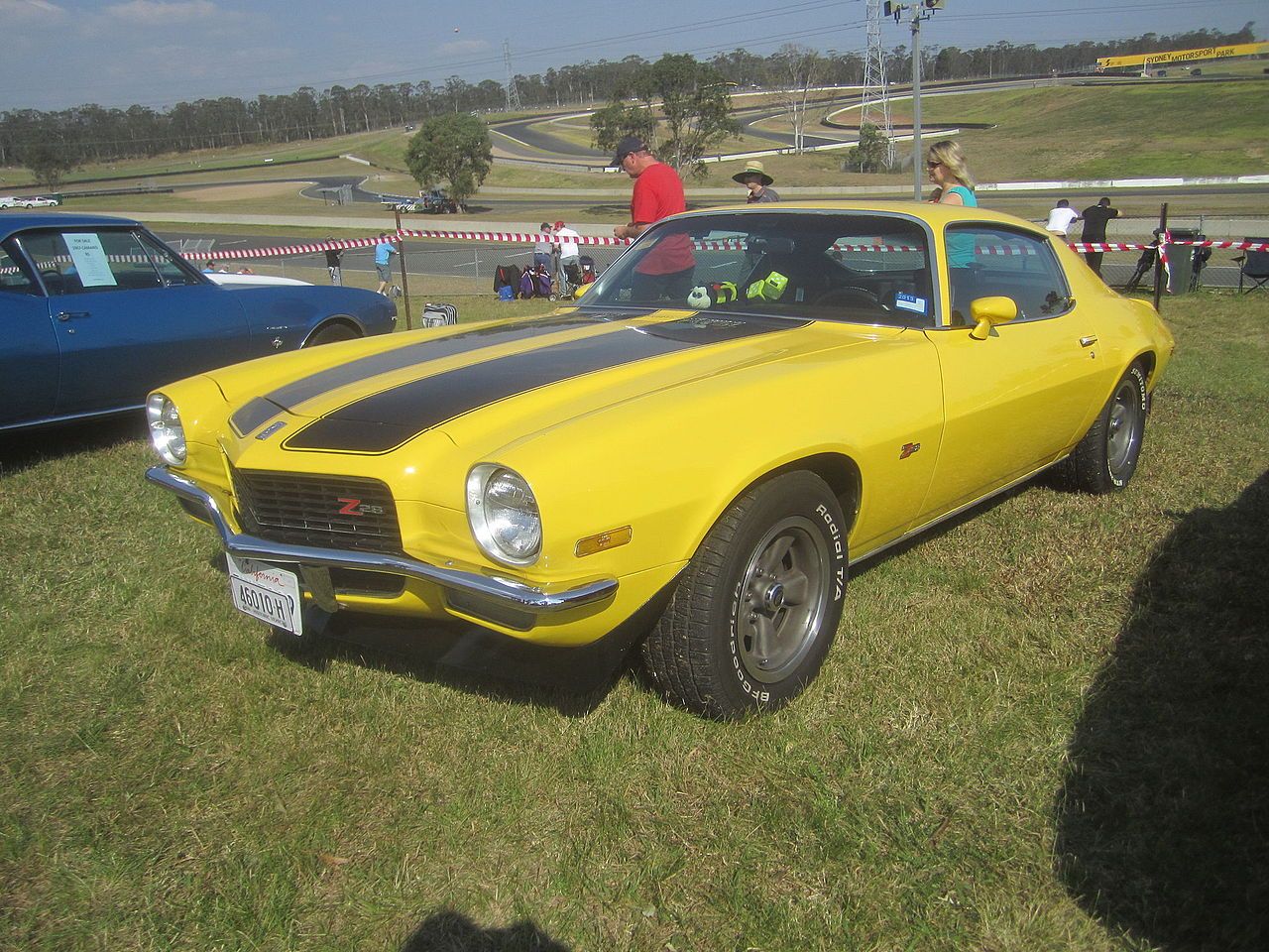 A parked 1970 Chevrolet Camaro Z28 