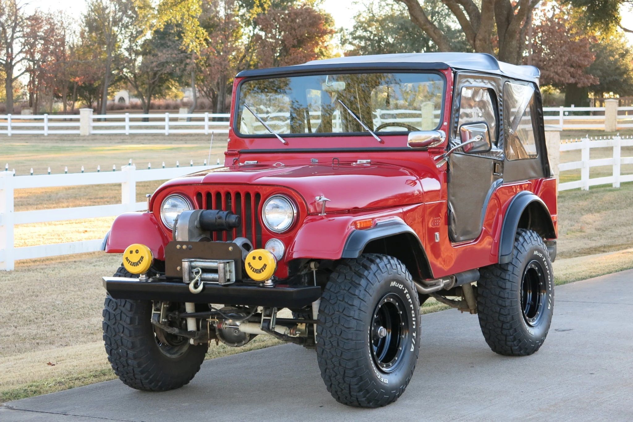 A parked 1971 Jeep CJ-5