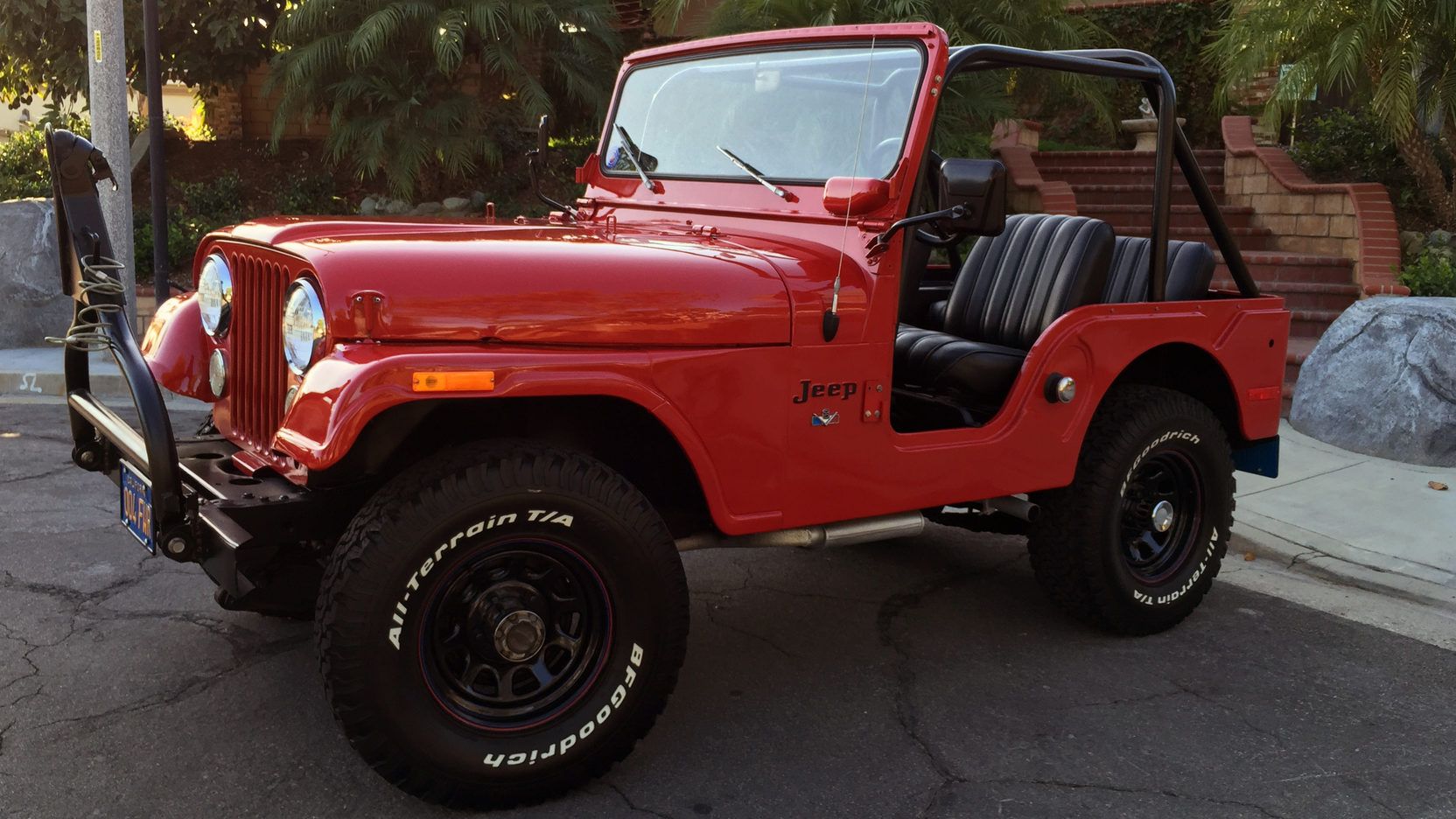 A parked 1972 Jeep CJ-5