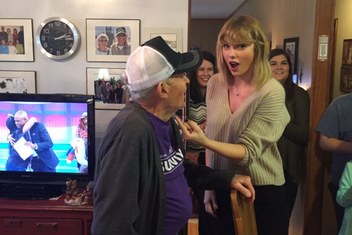 Taylor Swift surprises 96-year-old WW II veteran | India Forums