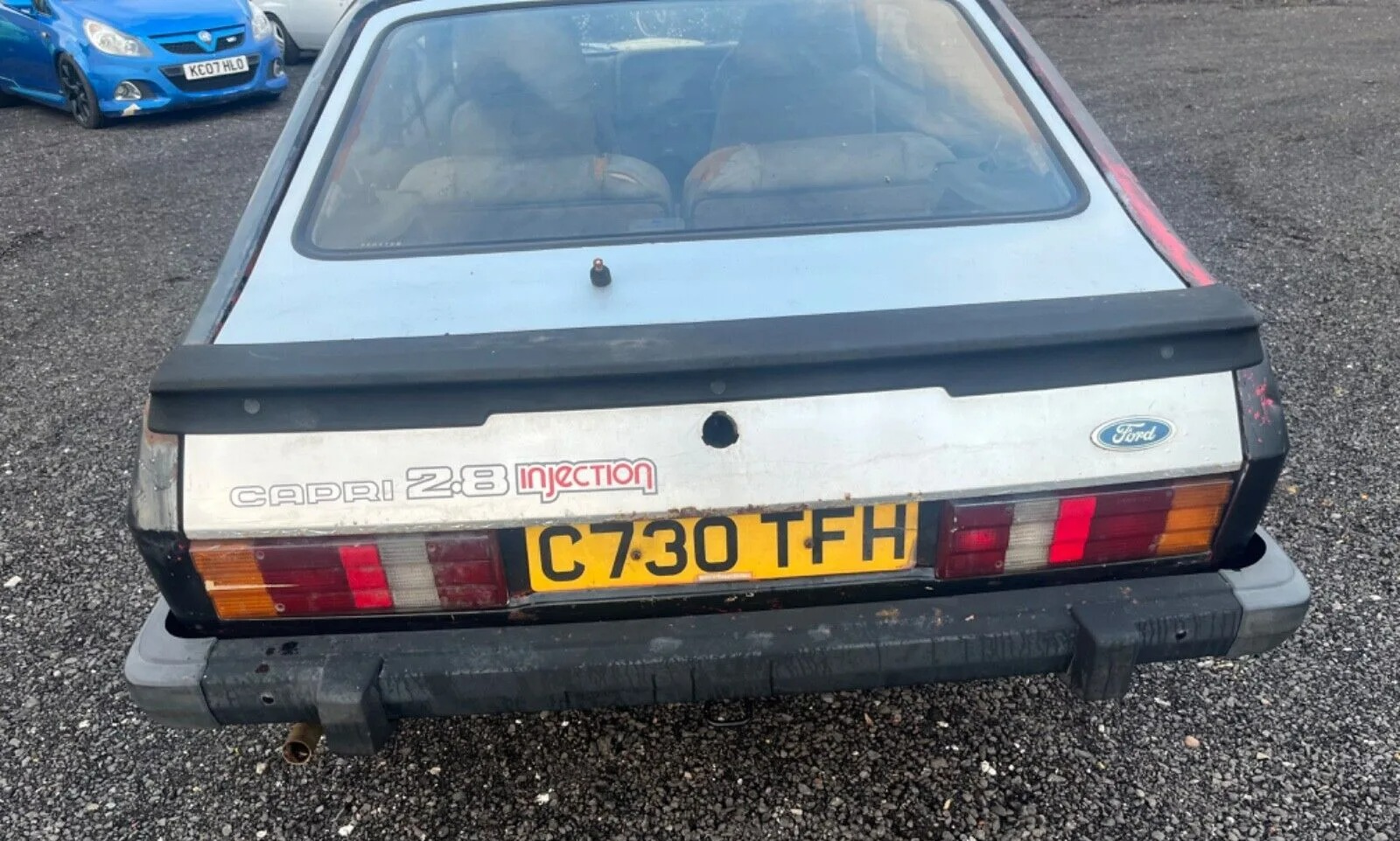 The Capri is HPI Clear and remains registered with the DVLA