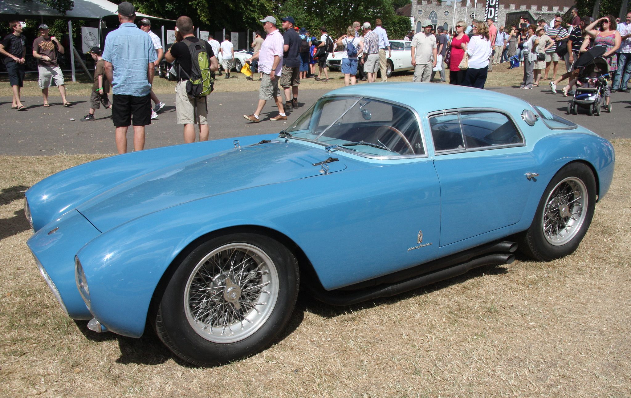 Blue Maserati A6GCS Berlinetta 