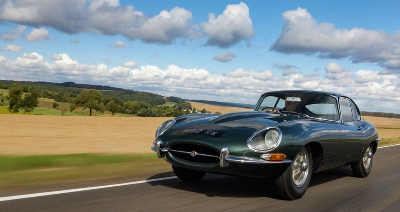 Jaguar E-Type Press Car - Front Quarter