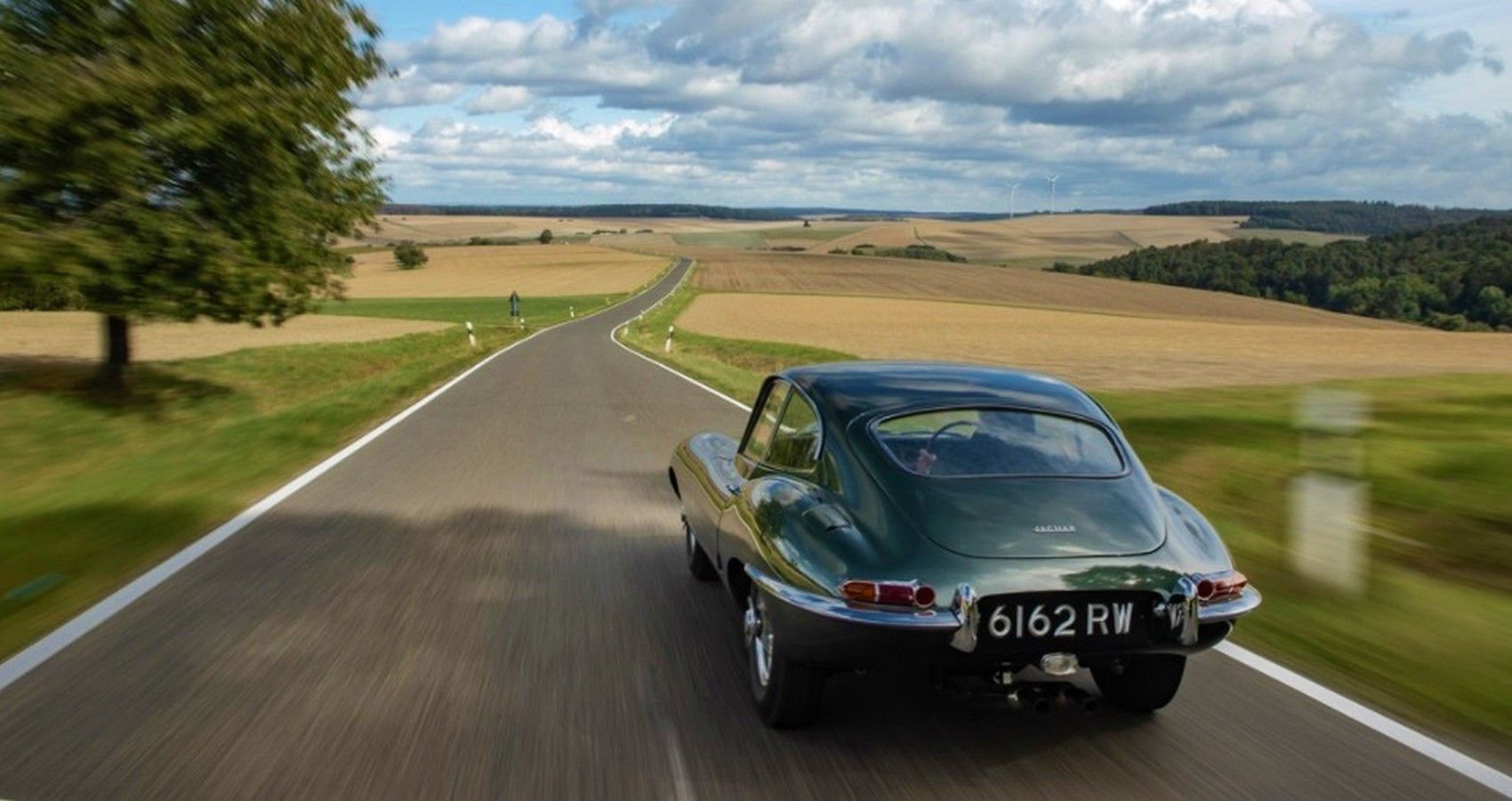 Jaguar E-type Press Car - Rear Quarter