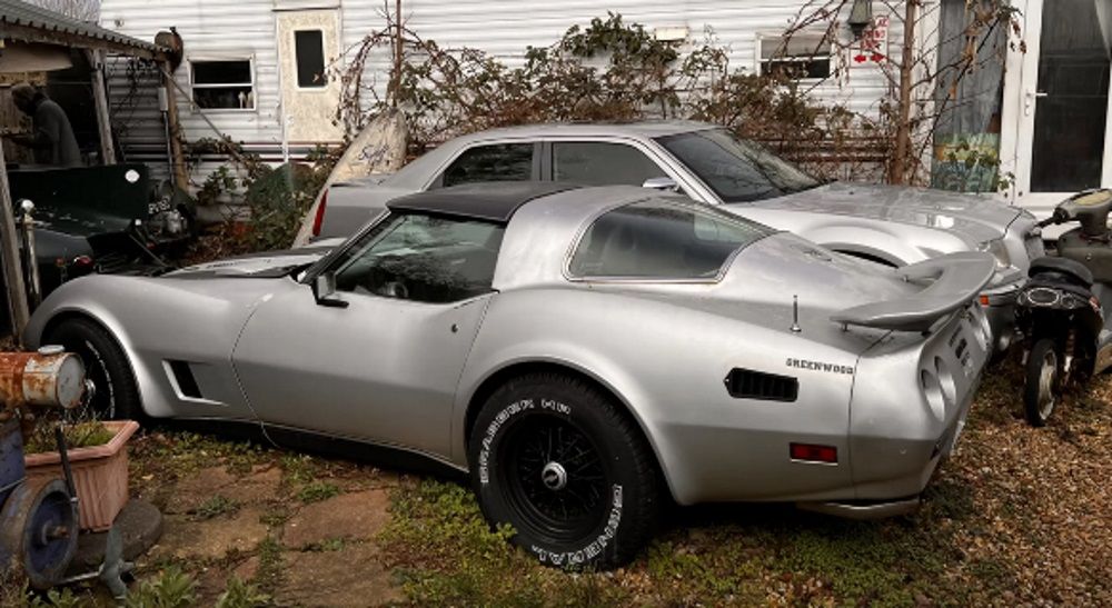 A modified Chevrolet C3 Corvette with a split rear-window