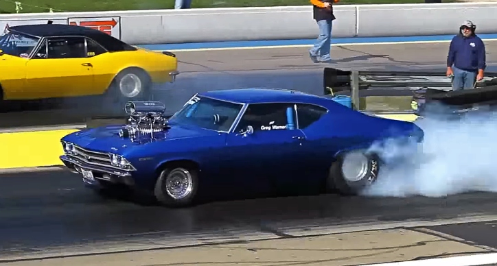 Blown 565CI '69 Chevelle Doing Insane Wheelstand