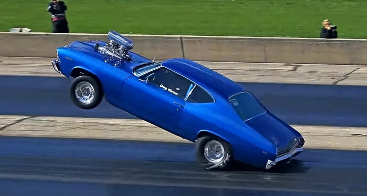 Blown 565CI '69 Chevelle Doing Insane Wheelstand