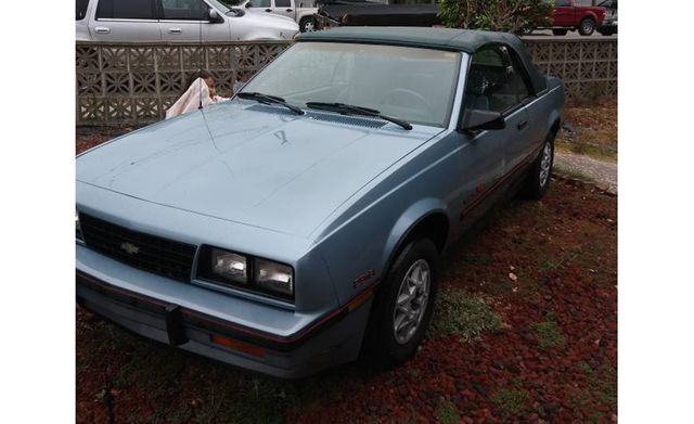 1986 Chevrolet Cavalier convertible front view