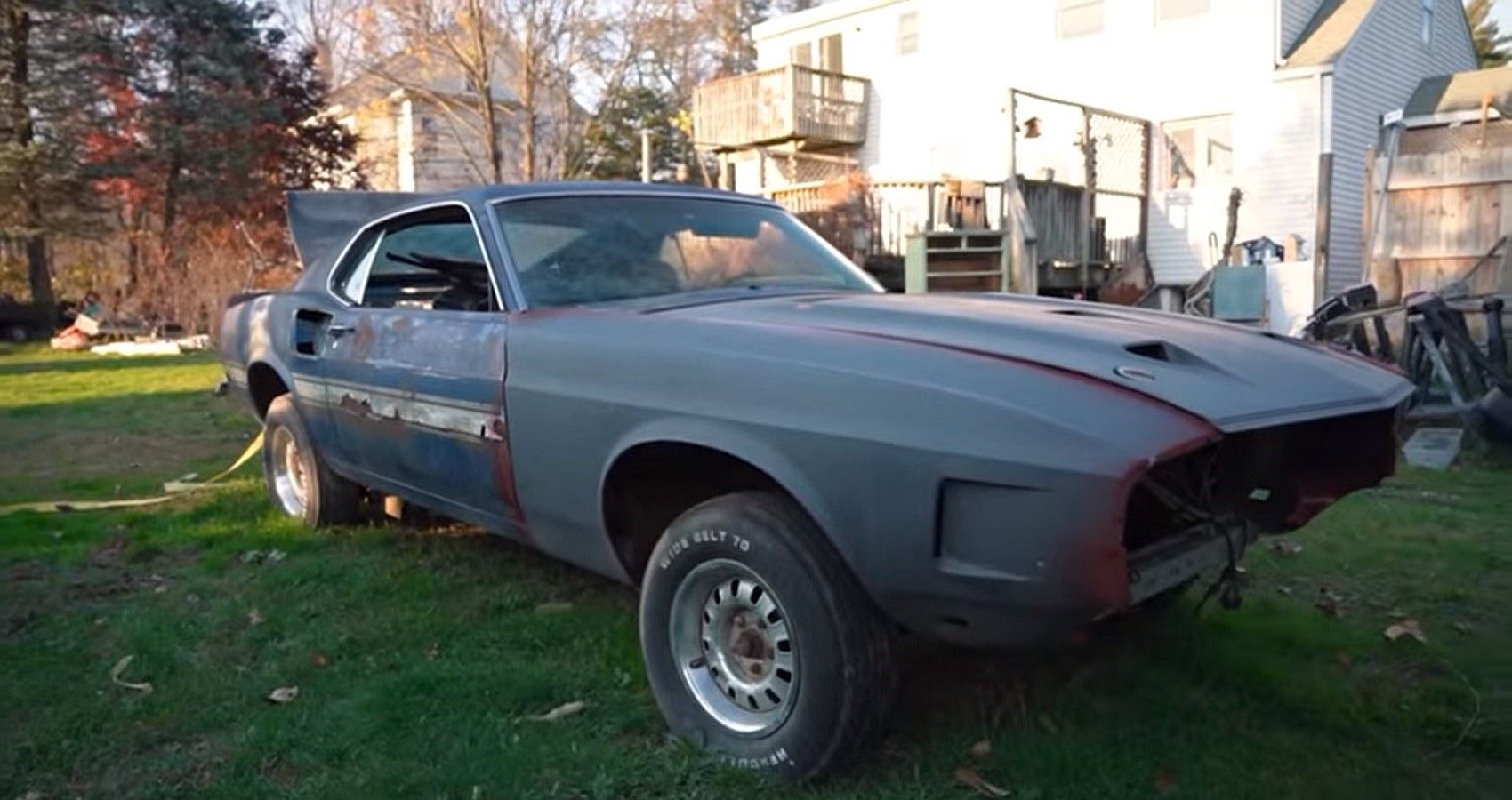 See Dennis Collins Stumble Upon This Unloved One-Of-One Shelby GT350 In A Yard And Take It Home