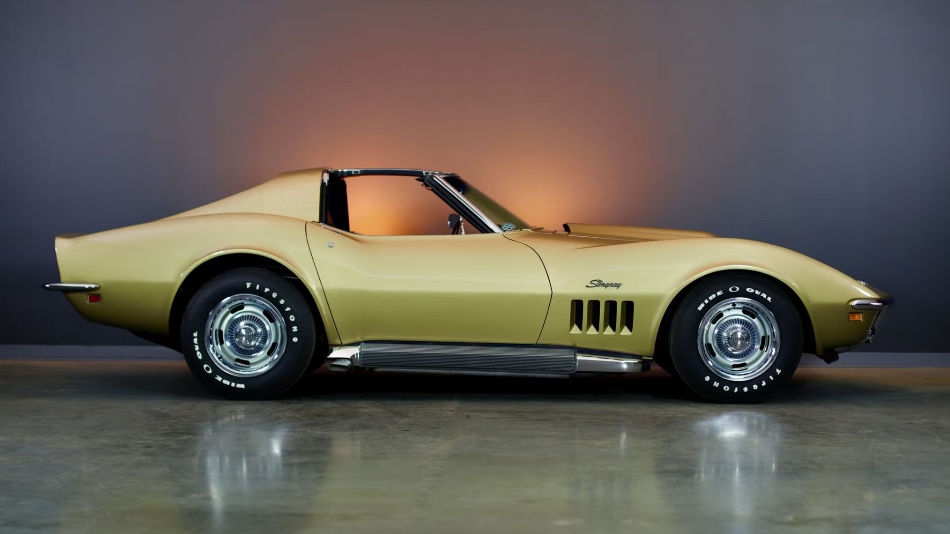 Gold 1969 Corvette ZL-1