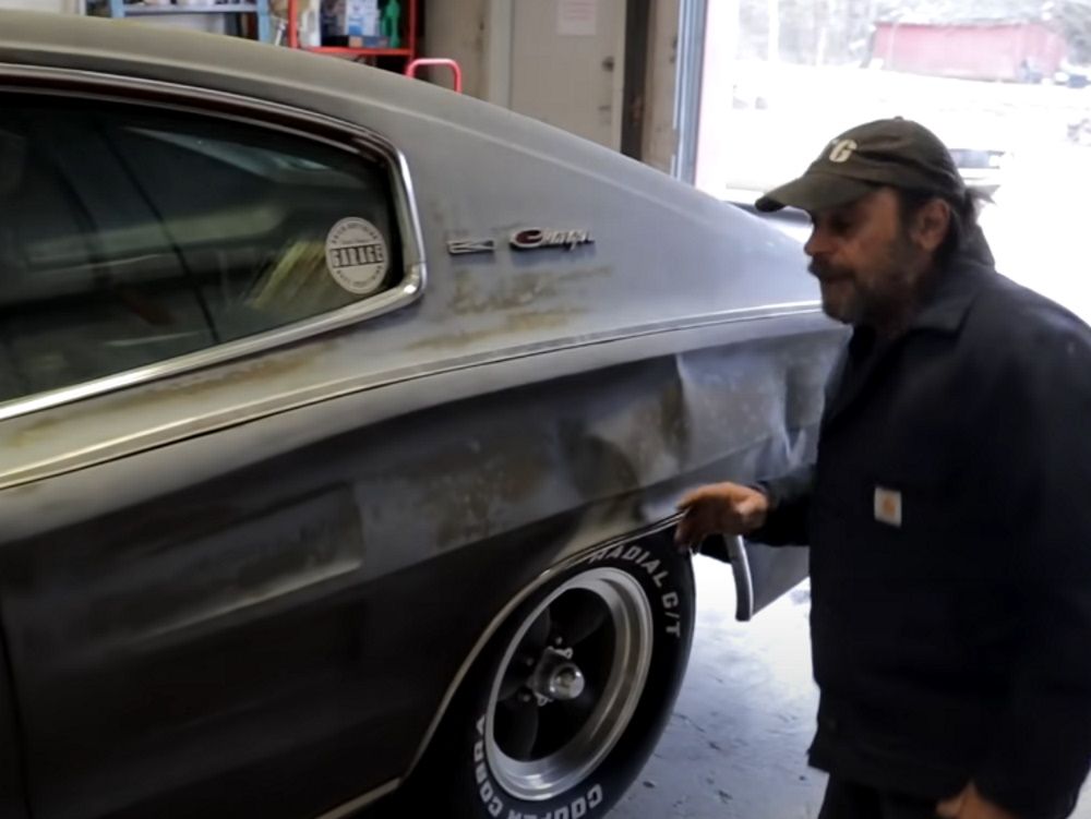 Tony DeFeo explains the repairs needed on this 1967 Dodge Charger